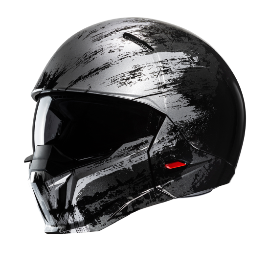 Casco Abierto Hjc I20 Furia Mc5 Negro Gris