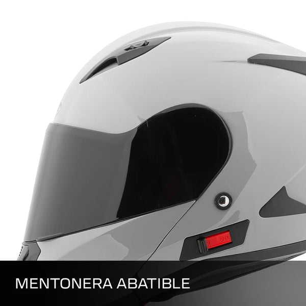 Casco Abatible Joe Rocket Rkt 300 Solid Gris