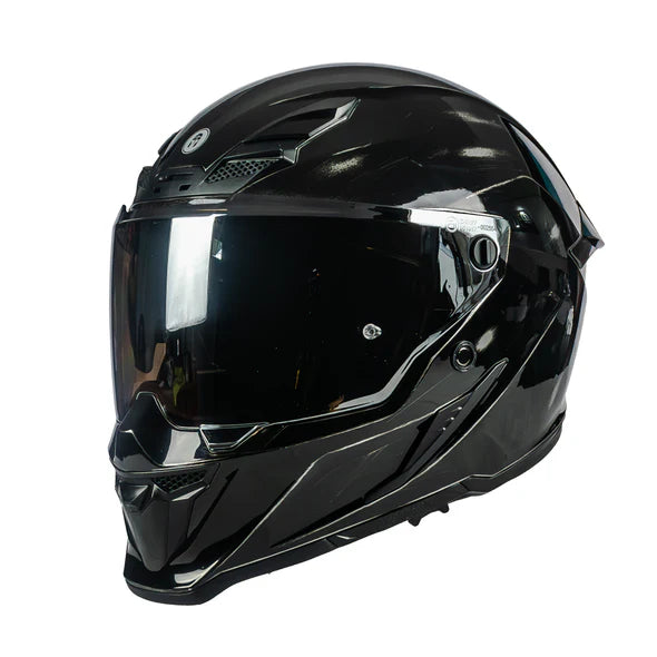 Casco Integral Immortale  Irius Negro Pulido Brillo