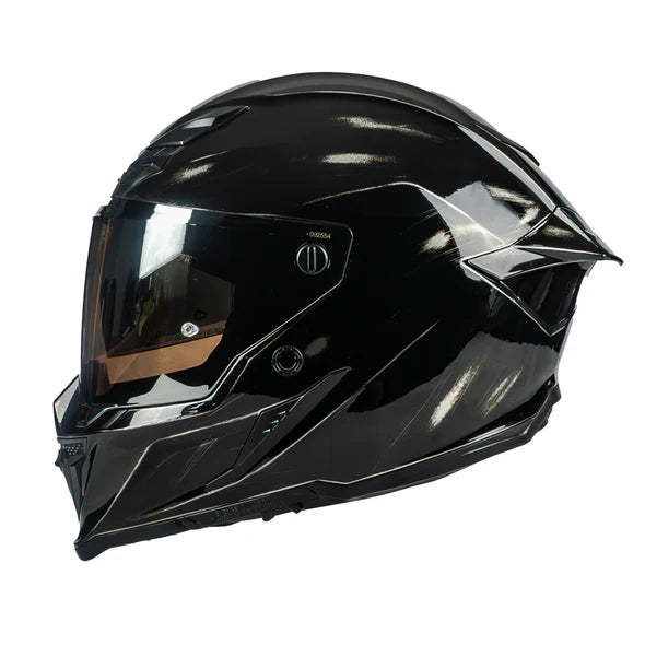 Casco Integral Immortale  Irius Negro Pulido Brillo