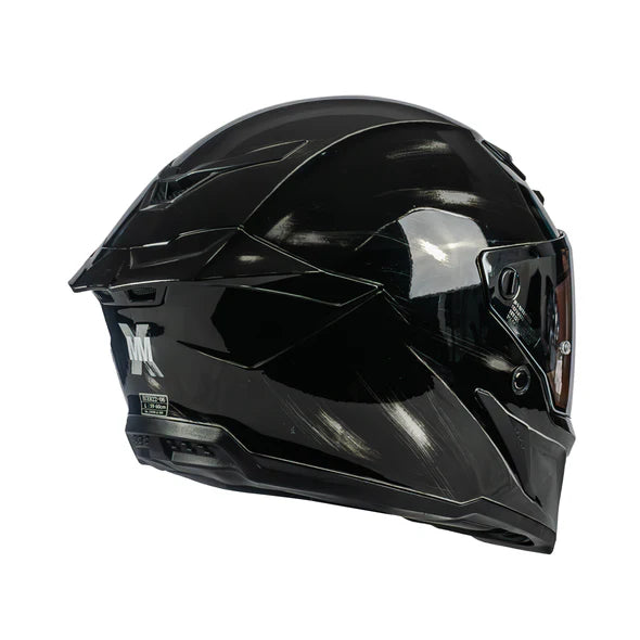 Casco Integral Immortale  Irius Negro Pulido Brillo