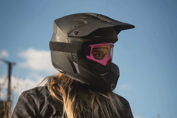Casco Cross Joe Rocket Rkt 22 Solid Negro Mate