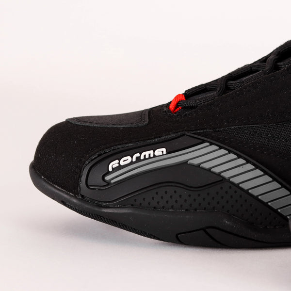 Botas Genesis Forma Negro Rojo