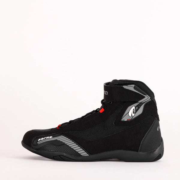 Botas Genesis Forma Negro Rojo
