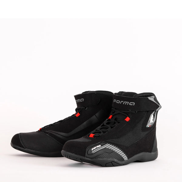 Botas Genesis Forma Negro Rojo