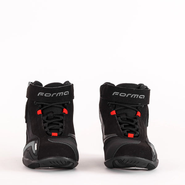Botas Genesis Forma Negro Rojo