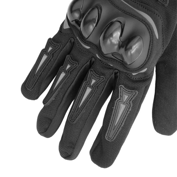 Guantes Atrox AT-4215 Textil Corto Negro