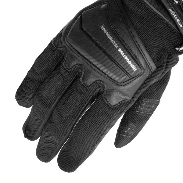 Guantes Atrox CE-4308 Textil Corto Negro