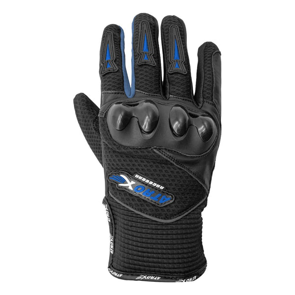 Guantes Atrox AT-4210 Ventilado Corto Azul