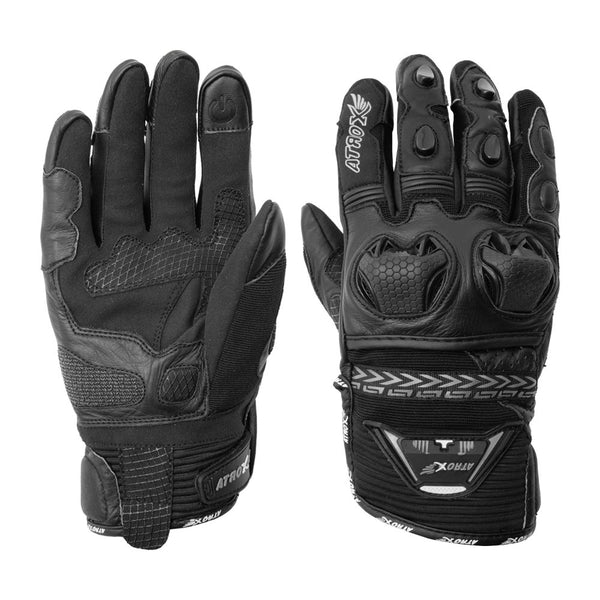 Guantes Atrox CE-4320 Piel Corto Negro