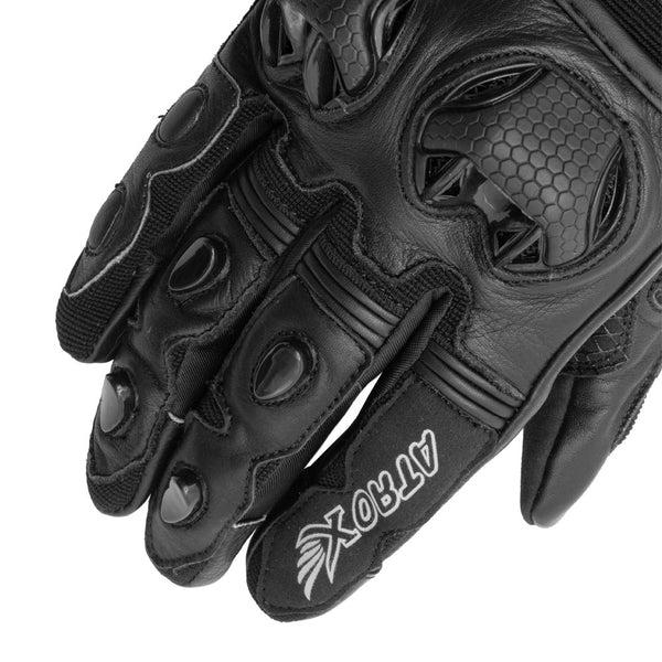 Guantes Atrox CE-4320 Piel Corto Negro