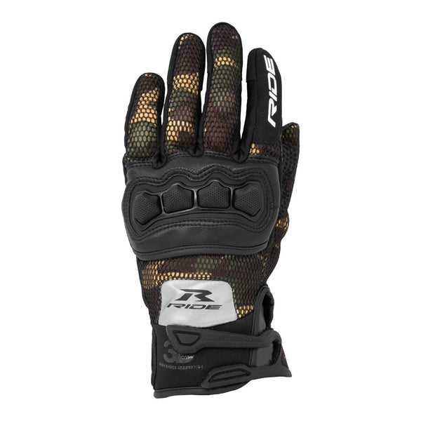 Guantes Ride Sport R-214 Negro Camuflaje