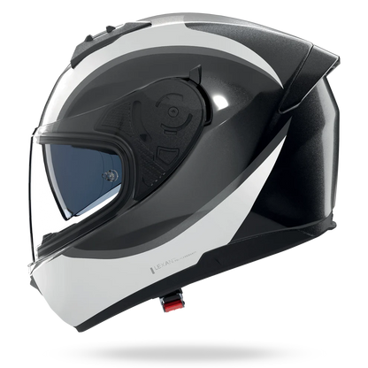 Casco Nolan N60-6 Bifase Negro Blanco Gris