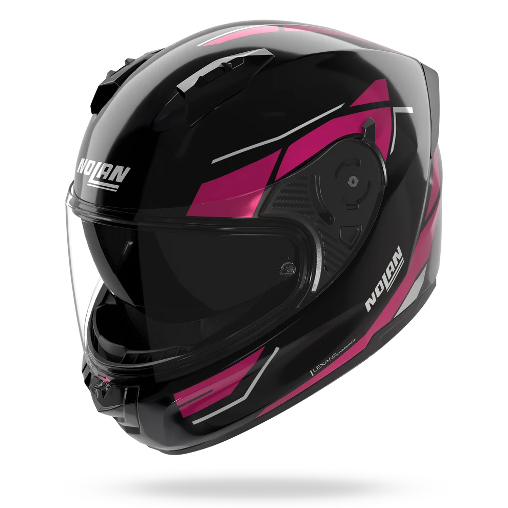 Casco Integral Nolan N60-6 Sincrono Rosa Negro