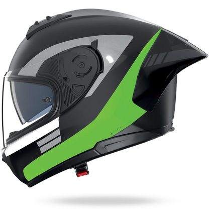 Casco  Integral Nolan N60-6 Sport Contrasto Verde Fluo Negro Gris