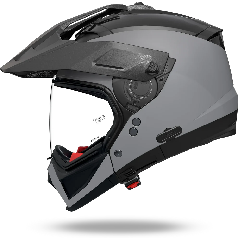 Casco Crossover Nolan N70-2 X 06 Clasico Gris Negro Mate