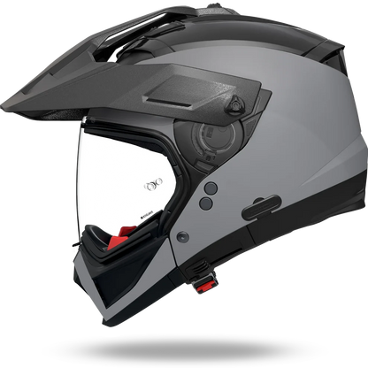 Casco Crossover Nolan N70-2 X 06 Clasico Gris Negro Mate