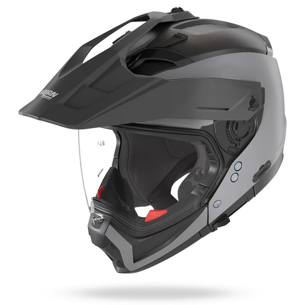 Casco Crossover Nolan N70-2 X 06 Clasico Gris Negro Mate