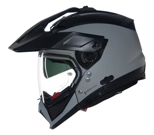 Casco Crossover Nolan N70-2 X 06 Clasico 304 Gris Negro Mate