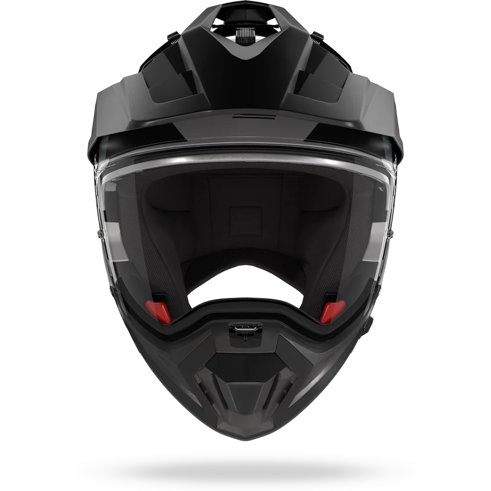 Casco Crossover Nolan N70-2 Turbine Gris Blanco Negro