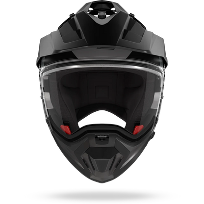 Casco Crossover Nolan N70-2 Turbine Gris Blanco Negro