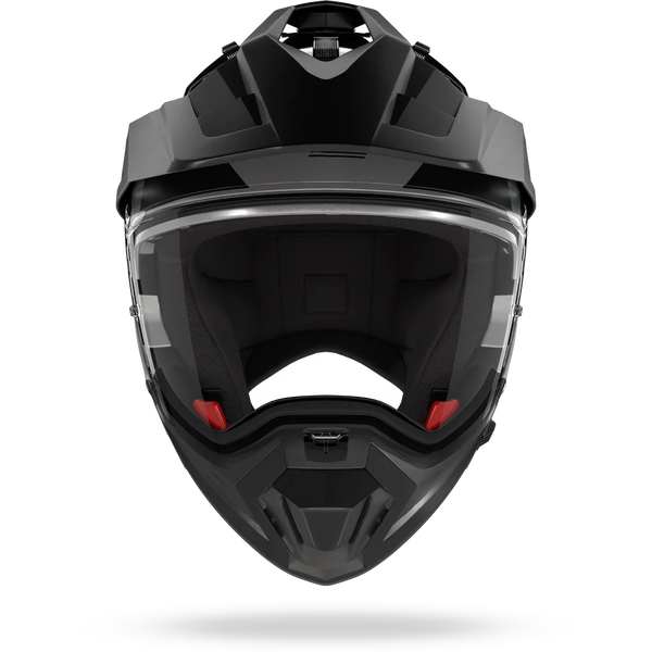 Casco Crossover Nolan N70-2 Turbine Gris Blanco Negro