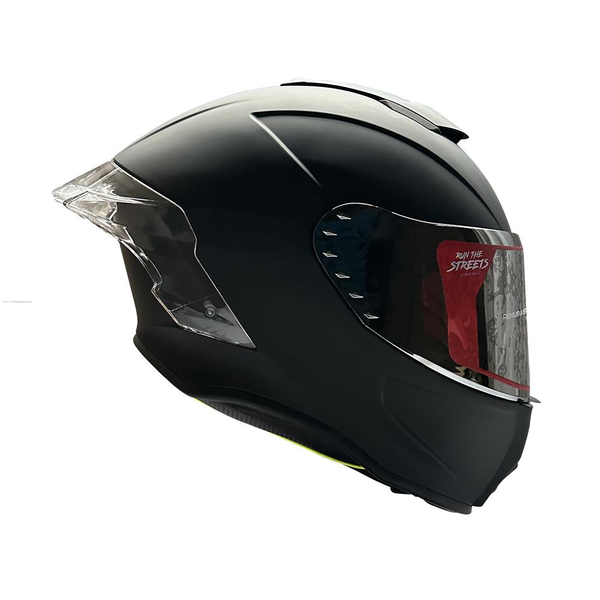 Casco Cerrado R7 Racing Badder Ece Negro Mate