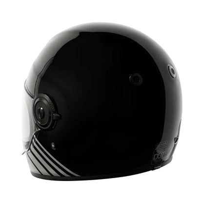 Casco Integral Torc Newport Breakers Negro Brillo