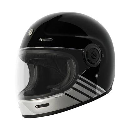 Casco Integral Torc Newport Breakers Negro Brillo
