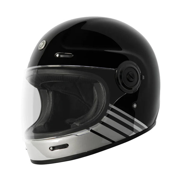 Casco Integral Torc Newport Breakers Negro Brillo