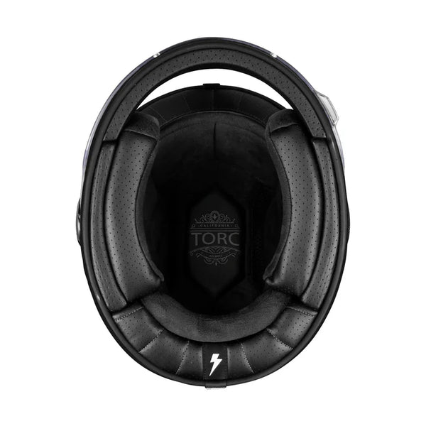 Casco Integral Torc Newport Breakers Negro Brillo