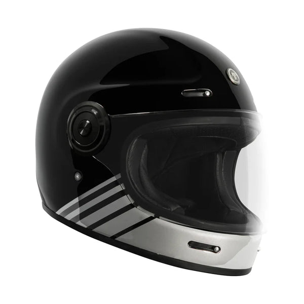 Casco Integral Torc Newport Breakers Negro Brillo