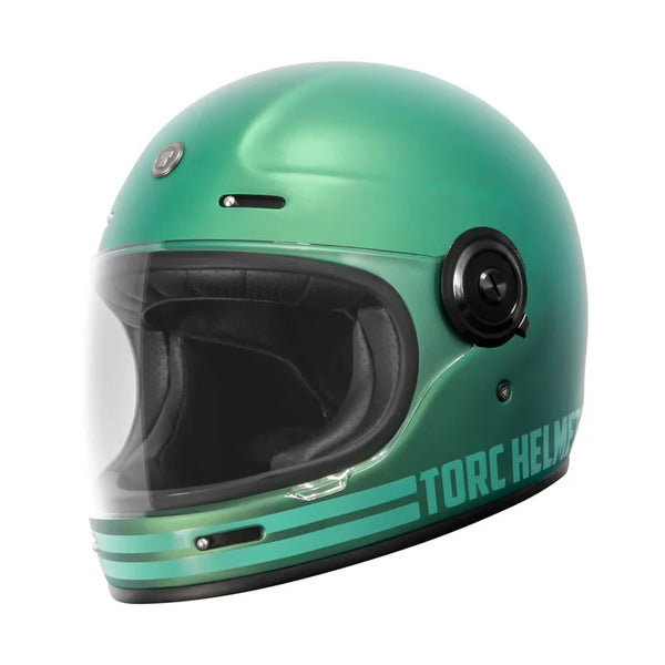 Casco Integral Torc Newport Cali Iridecent Verde Mate