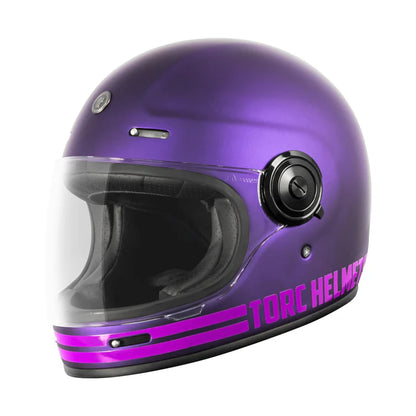 Casco Integral Torc Newport Cali Iridecent Morado Mate