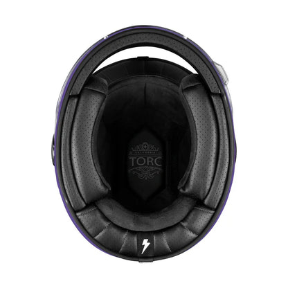 Casco Integral Torc Newport Cali Iridecent Morado Mate