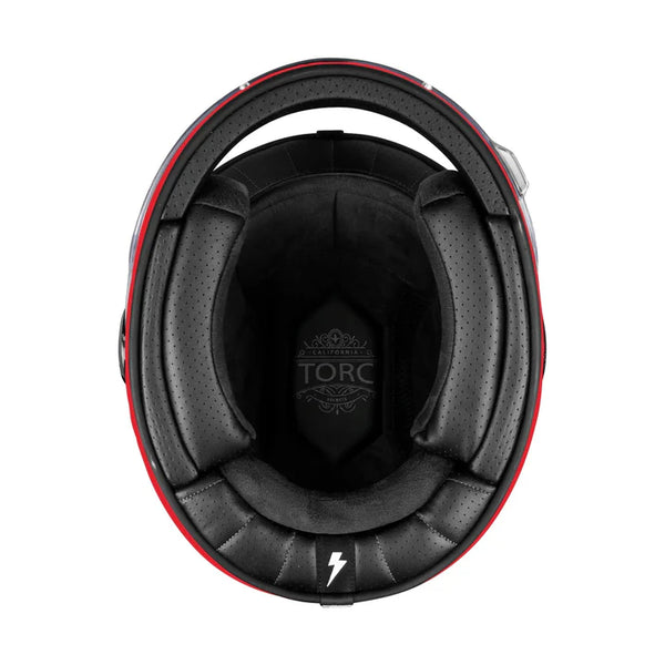 Casco Integral Torc Newport Rojo Metalico
