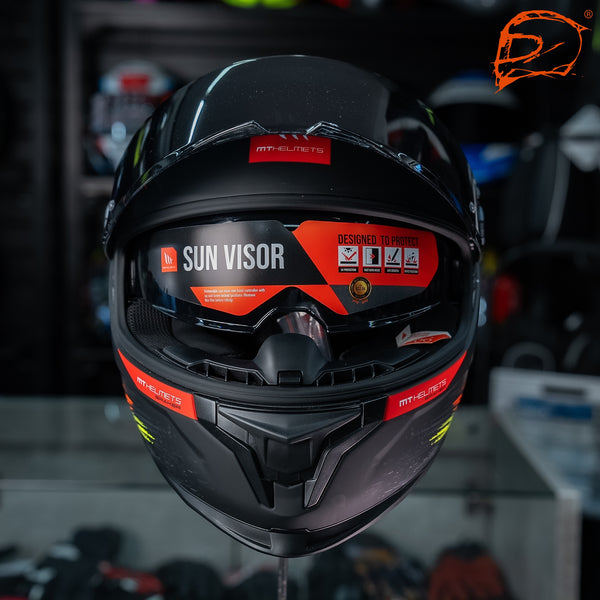 Casco Integral Mt Braker Sv A1 Negro Mate