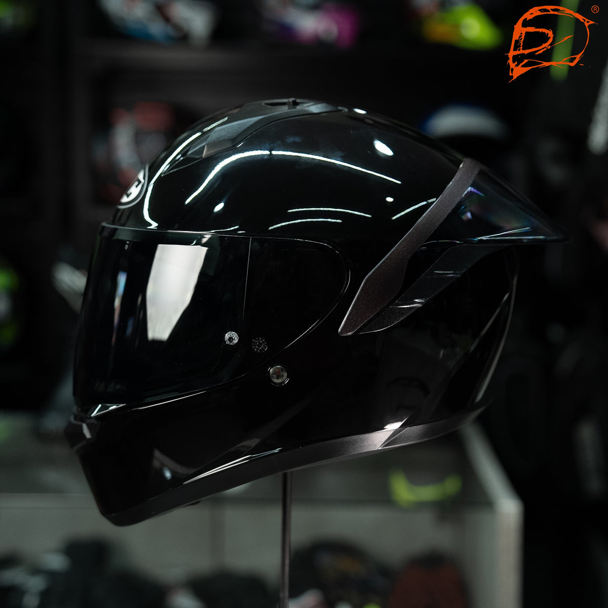Casco Integral Hjc C10 Negro Brillo
