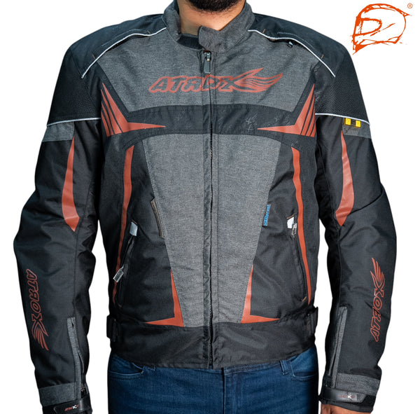 Chamarra Atrox Ce- 2137 Cordura Cafe Con Protecciones