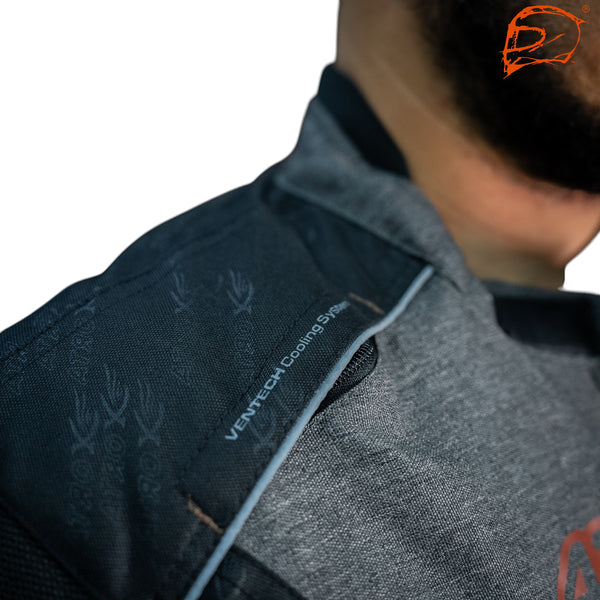 Chamarra Atrox Ce- 2137 Cordura Cafe Con Protecciones