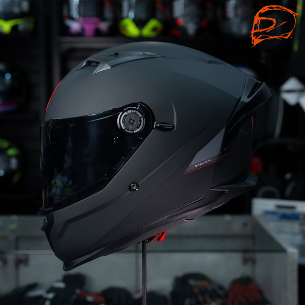 Casco Integral Mt Braker Sv A1 Negro Mate