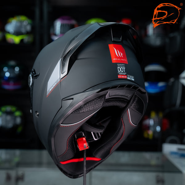 Casco Integral Mt Braker Sv A1 Negro Mate