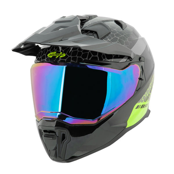 Casco Integral Joe Rocket Rkt 400 Ballistic Amarillo Neon