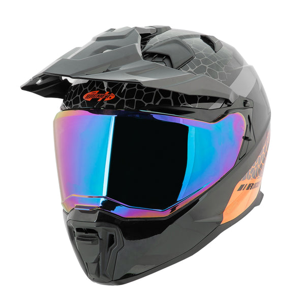 Casco Integral Joe Rocket Rkt 400 Ballistic Naranja