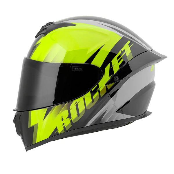 Casco Integral Joe Rocket Rkt 100 Atomic 3.0 Amarillo Fluo Brillo