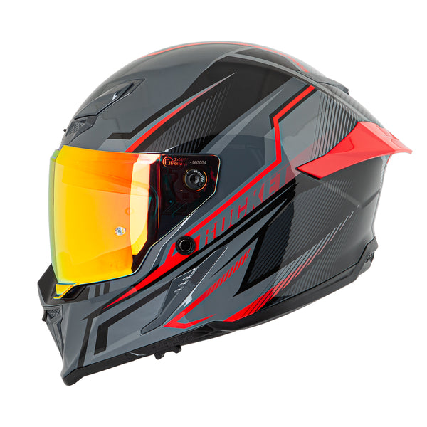 Casco Integral Joe Rocket Rkt 240 Mission Rojo Brillo