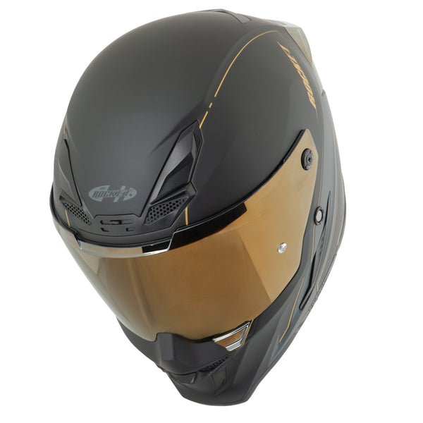 Casco Integral Rkt 240 Solar Flare Dorado
