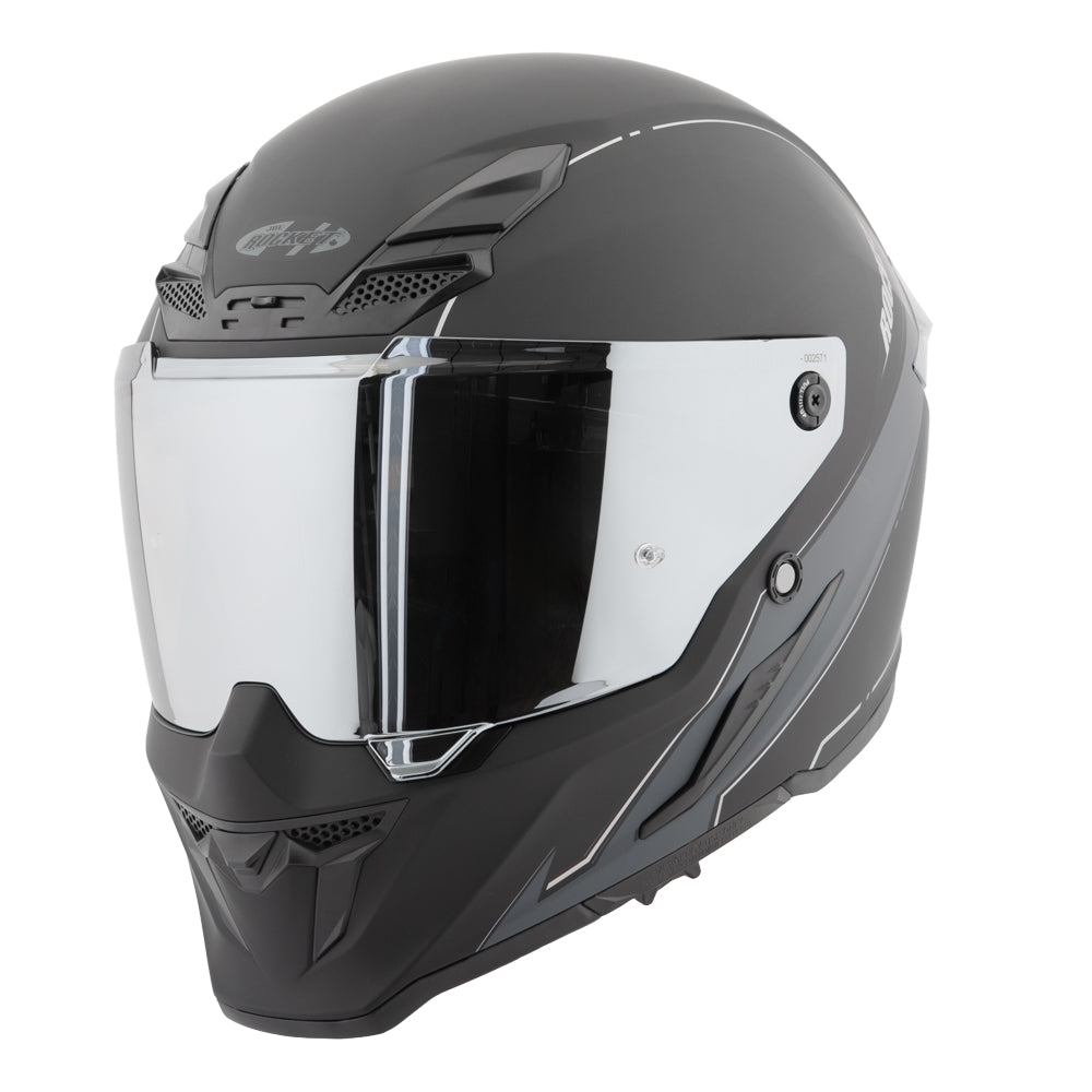 Solpota Rkt Casco Integral Rkt 240 Solar Flare Plata – Moto Helmets & Sebastian SA ...