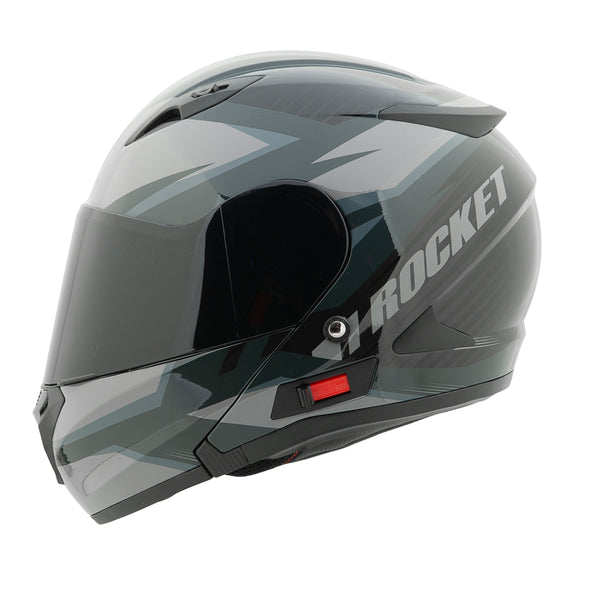 Casco Abatible Joe Rocket 300 Alter Ego Gris Carbon