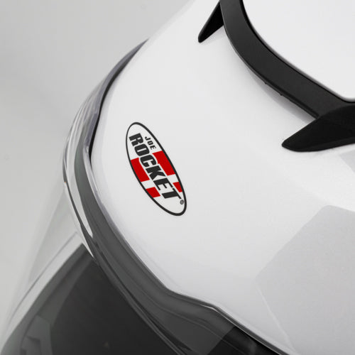 Casco Abatible Joe Rocket RKT 310 Blanco Brillo